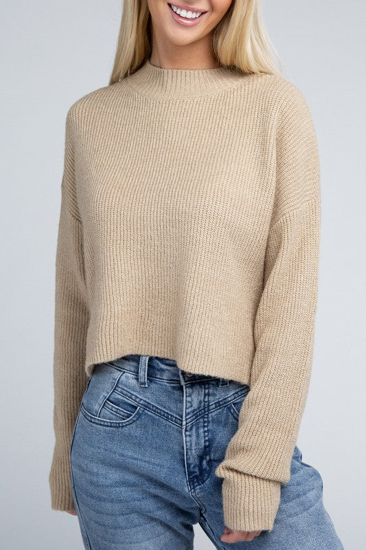 Samantha - Mock Neck Pullover