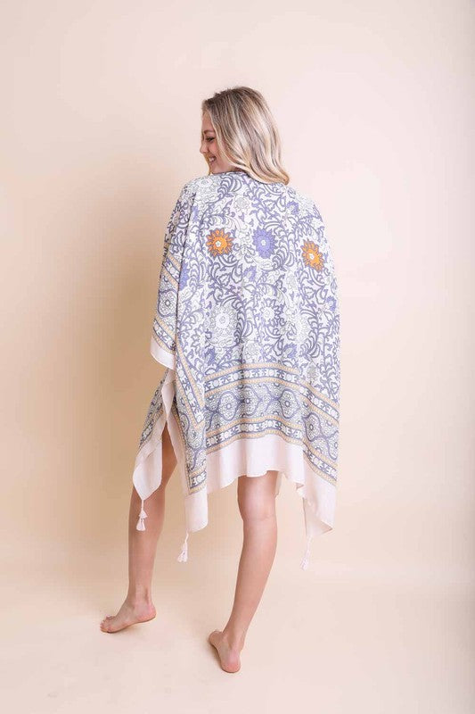 Moriah - Touch of Morroco Tapestry Tassel Kimono