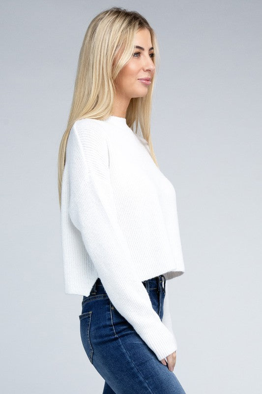 Samantha - Mock Neck Pullover