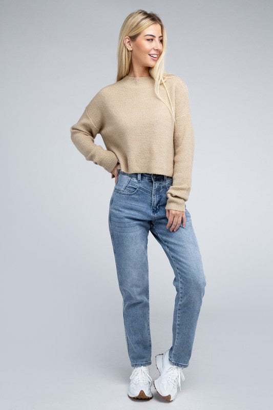 Samantha - Mock Neck Pullover