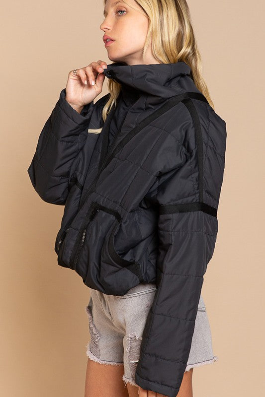 Serena - Quilted With Zipper Closure Jacket