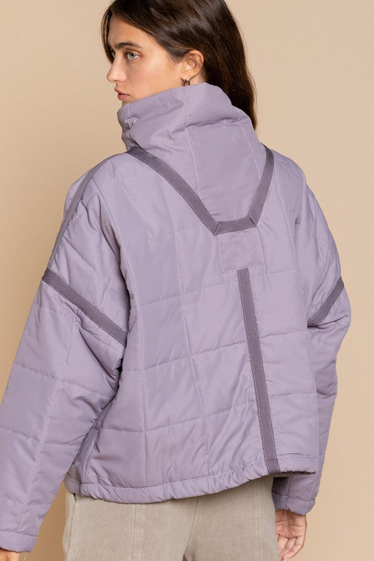 Serena - Quilted With Zipper Closure Jacket