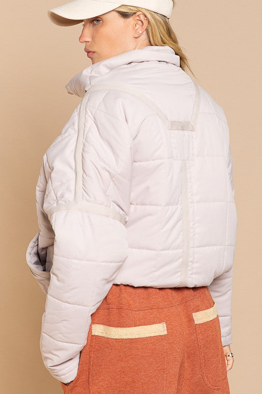 Serena - Quilted With Zipper Closure Jacket