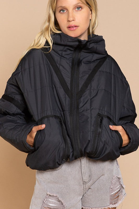 Serena - Quilted With Zipper Closure Jacket