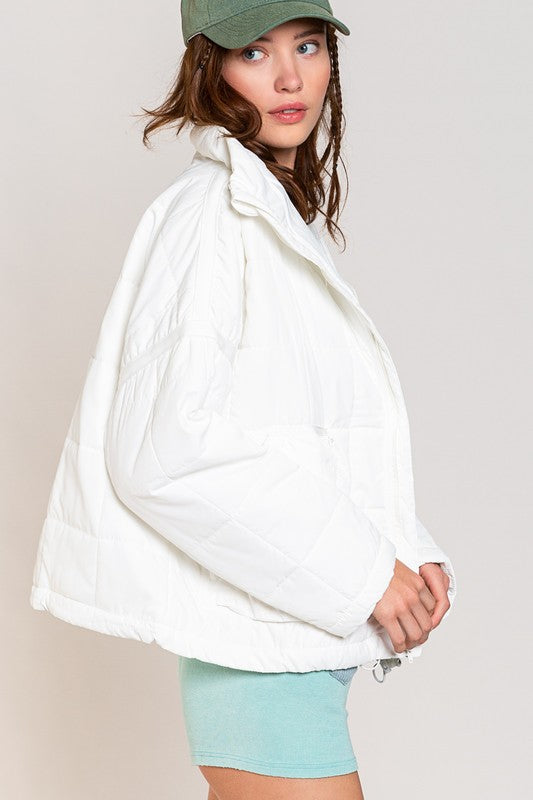 Serena - Quilted With Zipper Closure Jacket