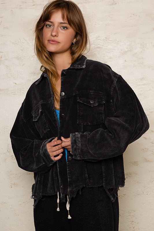 Kenzie - Oversized Ribbed Shacket