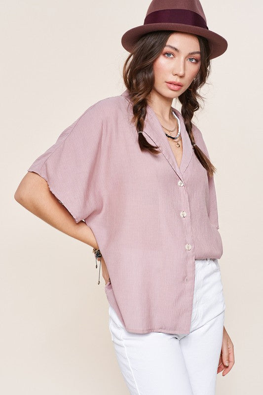 Zoey - Button Down Top