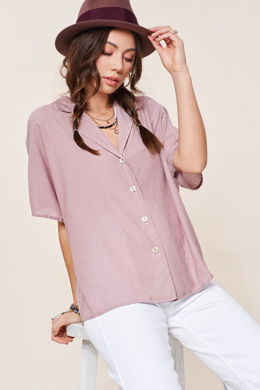 Zoey - Button Down Top