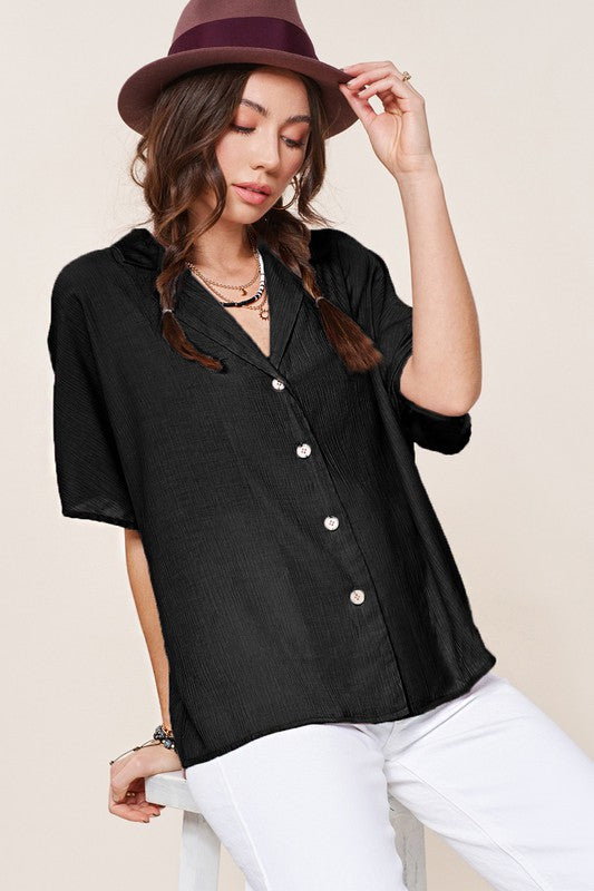 Zoey - Button Down Top