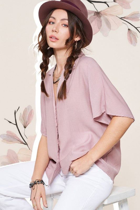 Zoey - Button Down Top