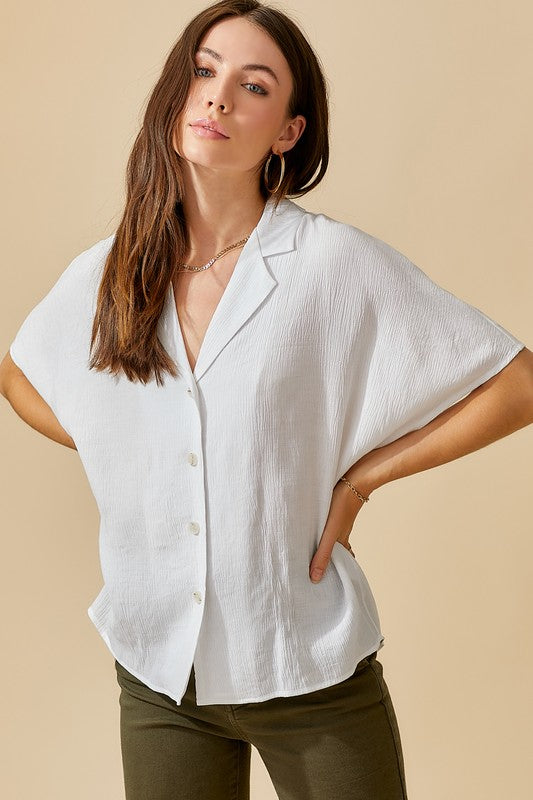 Zoey - Button Down Top