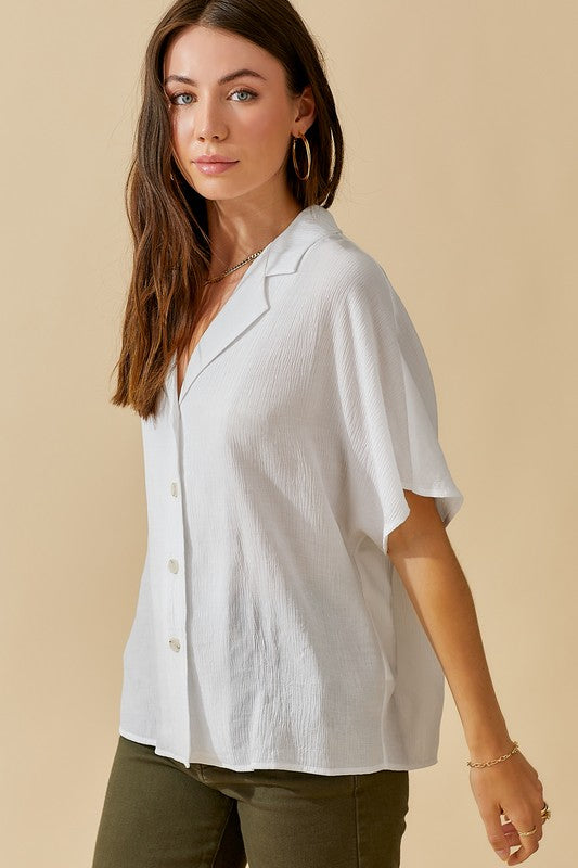 Zoey - Button Down Top