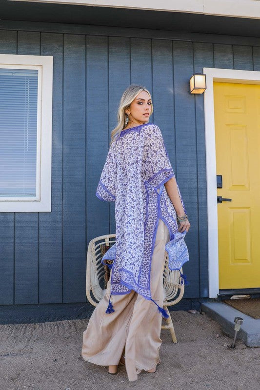 Miranda - Ditsy Floral Paisley Kimono