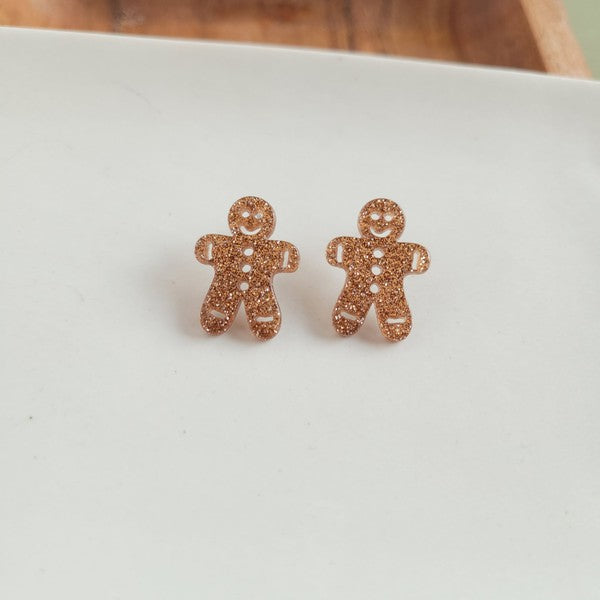 Gingerbread Man Stud