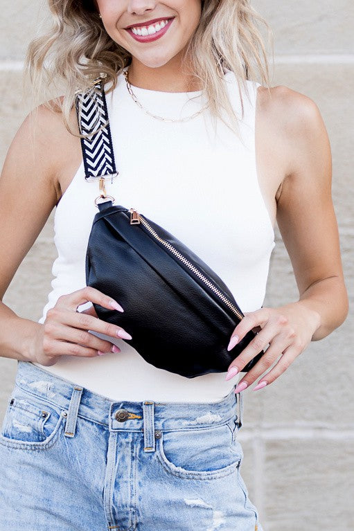 Noah - Removable Fringe Crossbody Sling