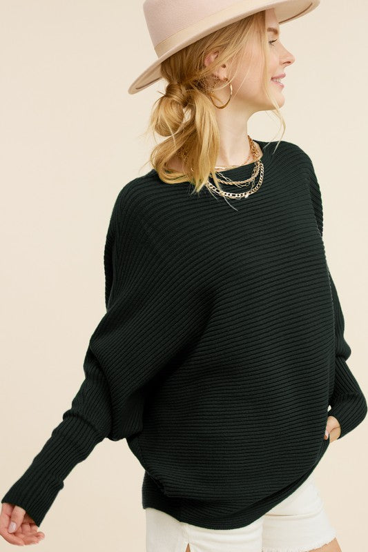 Mae - Knit Batwing Sweater