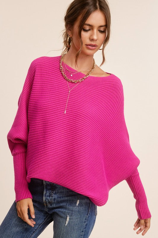 Mae - Knit Batwing Sweater