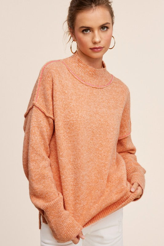 Ella - Knit Turtle Neck Sweater