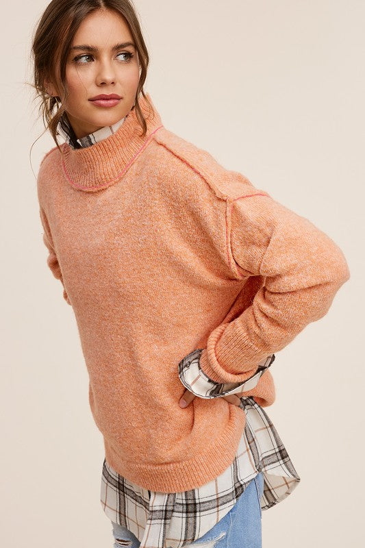 Ella - Knit Turtle Neck Sweater