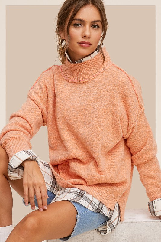 Ella - Knit Turtle Neck Sweater