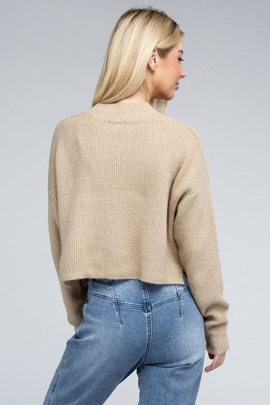 Samantha - Mock Neck Pullover