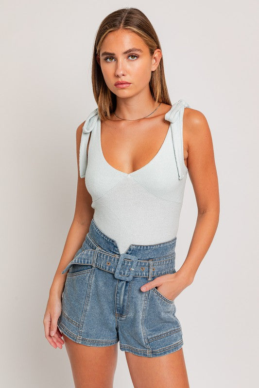 Madelyn - Strap Tie Bodysuit