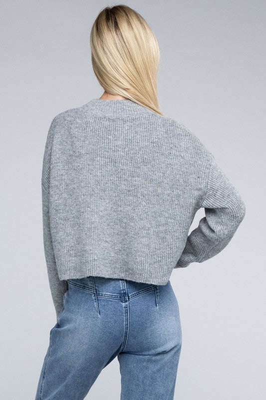 Samantha - Mock Neck Pullover