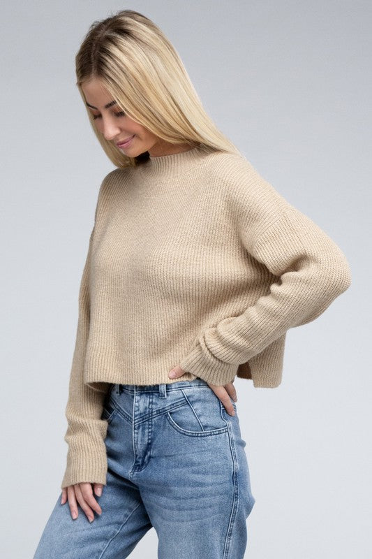 Samantha - Mock Neck Pullover