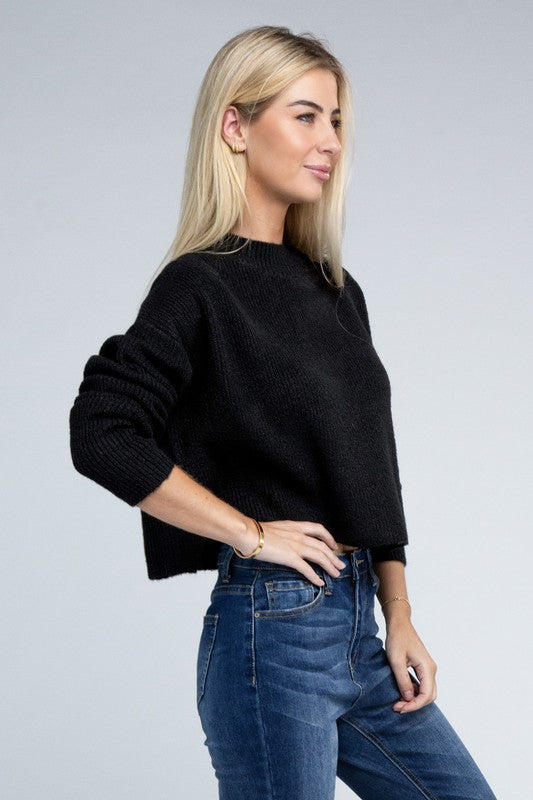 Samantha - Mock Neck Pullover