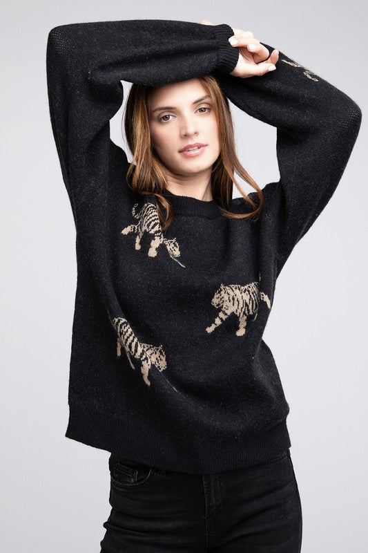 Tiger Pattern Sweater