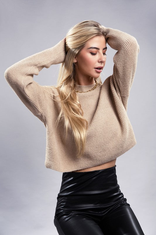 Samantha - Mock Neck Pullover