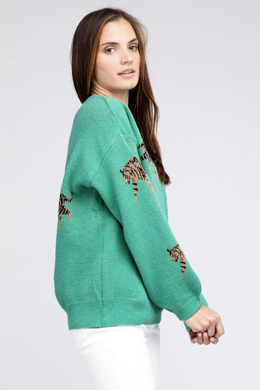 Tiger Pattern Sweater