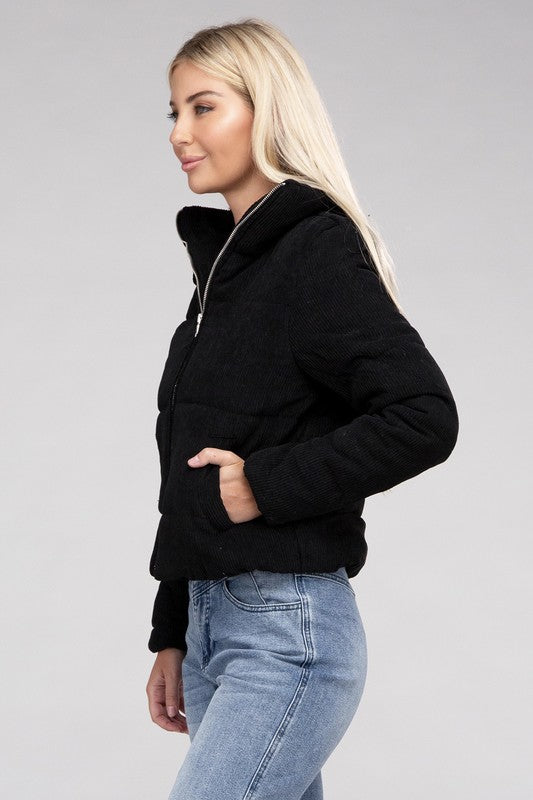 Rosanna - Corduroy Zip-Up Jacket