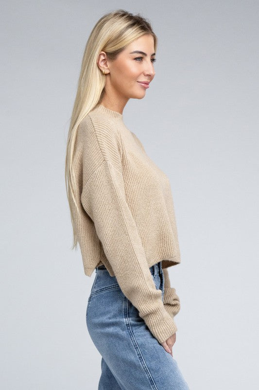 Samantha - Mock Neck Pullover