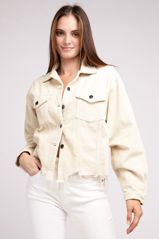 Kenzie - Oversized Ribbed Shacket