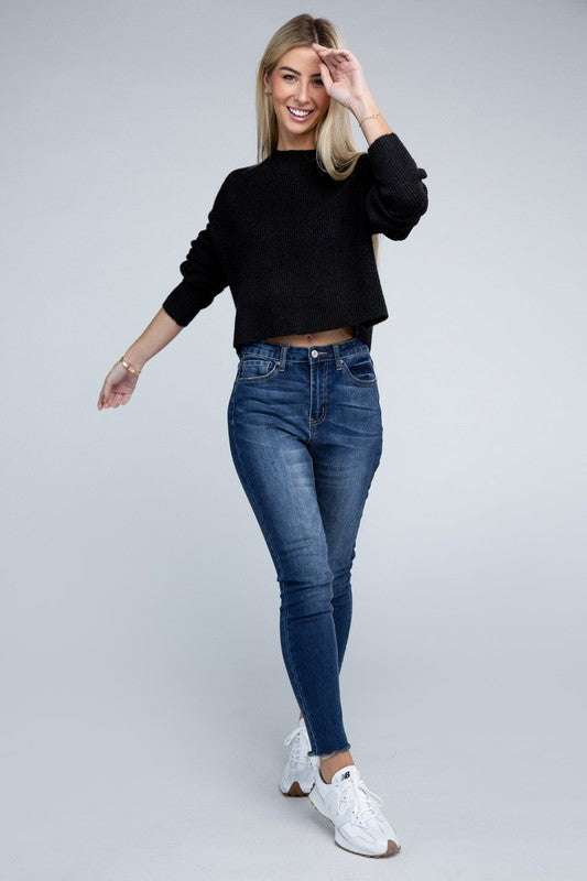 Samantha - Mock Neck Pullover