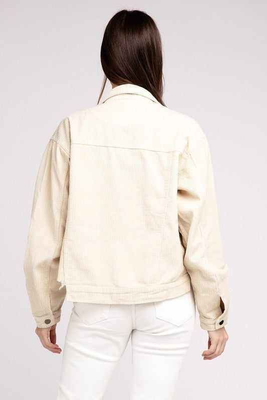 Kenzie - Oversized Ribbed Shacket