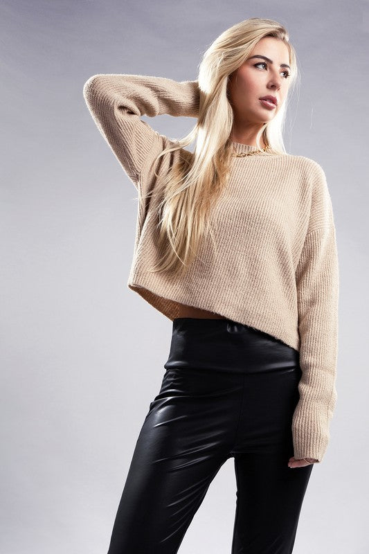 Samantha - Mock Neck Pullover