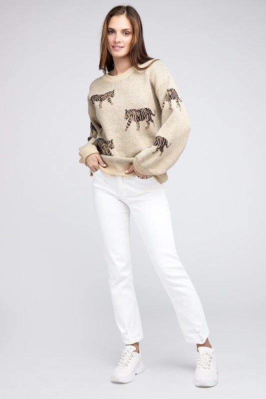 Tiger Pattern Sweater