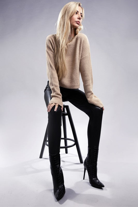 Samantha - Mock Neck Pullover