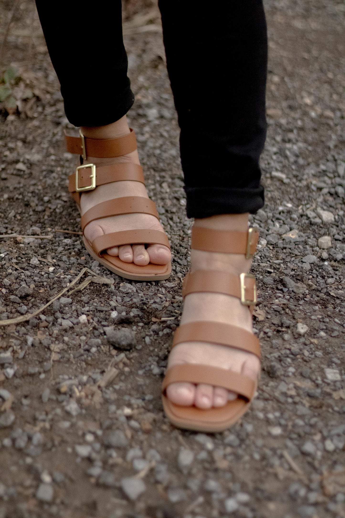 Leah - Brown Gladiator Sandal