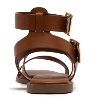 Leah - Brown Gladiator Sandal