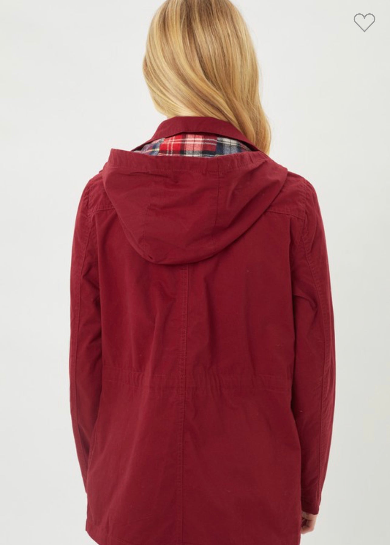 Janice - Wineberry Utility Anorak Jacket